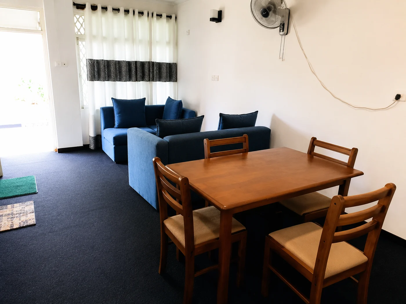 Living and dining space